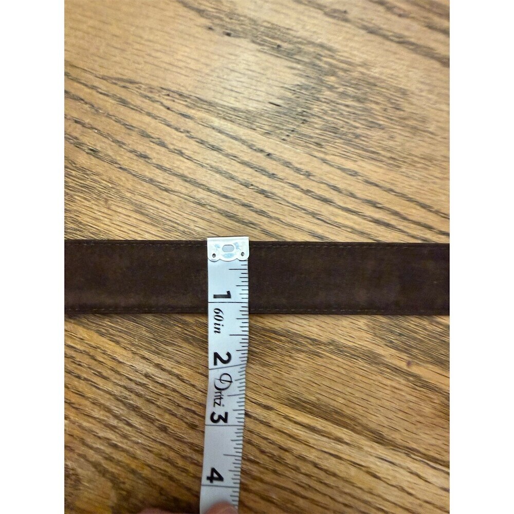 Avery Quinn Brown Leather Belt Womens Size Medium - Picture 5 of 6